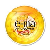 UHA味覚糖 e-maのど飴 シトラススパークリング 33g丸型容器×6入