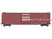 Kadee HO Scale 50' PS-1 Boxcar (gradual slope) w/9' Low Tack Doors - Undecorated Boxc...