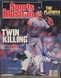 Greg Gagne autographed Sports Illustrated Magazine (Minnesota Twins)