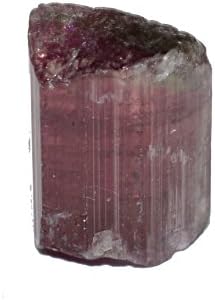 Pink Tourmaline rough &amp; transparent gemstone crystal 4.22 carat
