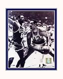 Photo File Boston Celtics Bill Russell vs. 76ers Wilt Chamberlain Matted Photo