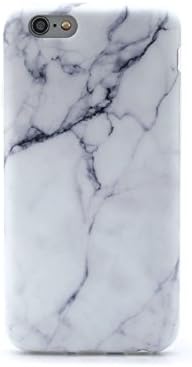 iPhone 6 / 6S PLUS Case, Starstruck iPhone Soft Gel Tpu Cover, Glossy White Marble (6 / 6S PLUS)