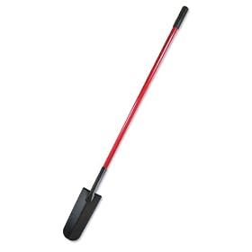 Bully Tools 82530 Heavy Duty Commercial Grade F-Model Long Handle Drain Spade