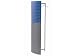 Alba Floor Standing Garment Rack Finished In Metallic Blue And Grey And Supplied Complete With 6 Coat Hangers Each
