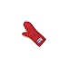 San Jamar KT0218 Kool-Tek Nomex Conventional Temperature Protection Oven Mitt, 18" Length, Red
