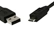 Cables Unlimited USB to Micro B Cable for Blackberry Storm, Blackberry Bold and BlackberryTour - 2 Meter - Black