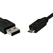 Cables Unlimited USB to Micro B Cable for Blackberry Storm, Blackberry Bold and BlackberryTour - 2 Meter - Black