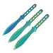 Jack Ripper, 3 Pcs, Rainbow, 6.00 in., Leather Sheath - Throwing Knives