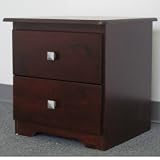 2 Drawer Nightstand Cappuccino