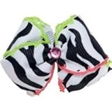 Puppy Kisses "Chic" Dog Hair Bow - Metal barrette closure, Made with SWAROVSKI ELEMENTS