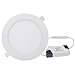 Lemonbest 12W Led Panel Light + LED Driver , Round Recessed Ceiling Downlight , Warm White