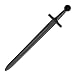 Cold Steel Medieval Training Sword Waister with Polypropylene