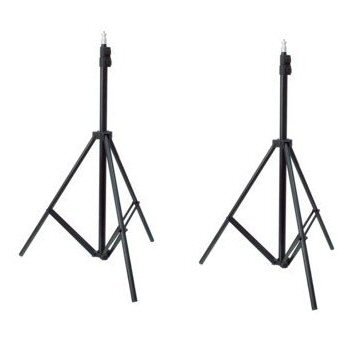 Ex-Pro - [ 2 PACK] 2 x Professional Photography Light Stand for Photo Studio Photolamps, Lighting, Lamps, Deflectors, Umbrellas, Difusser etc. Includes Carry Bag. [ 2 PACK]
