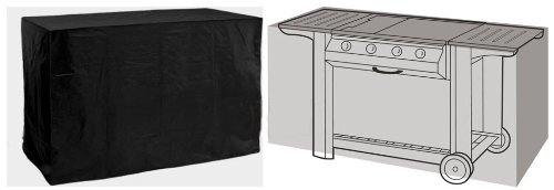 Housse noire pour barbecue bbq gourmet 155cm large gamme confort