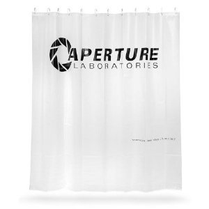 Portal 2 Aperture Laboratories Shower Curtain