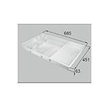 LIXIL メンテナンス部品 住器用部品 キッチン キャビネットオプション W75グラスレール引出しトレー[KKZZZZ147P]