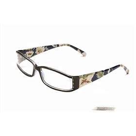 Fashion Readers Reading Glasses Long Sighted FLORAL-BLUE +2.50