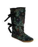 Sugar The Morigami Boot in Navy Floral Sweater,Shoes for Women