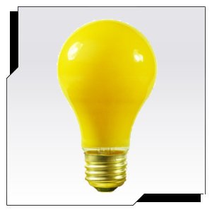 25A/Y A19 Ceramic Yellow Light Bulb
