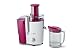 Bild: Bosch MES20C0 Entsafter / 700 Watt / weiss/Cherry Cassis / zwei Schaltstufen f�r hartes und weiches Entsaftungsgut