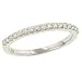 Round Pave Set Diamond Wedding Band Diamond .24cttw