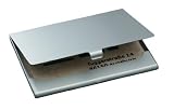 Produkt-Bild: Sigel VZ135 Visitenkarten-Etui, silber, matt, Aluminium, f&uuml;r bis zu 15 Karten (max. 91x58 mm), 1 ST