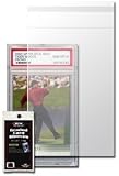 100 BCW Resealable Graded Card Sleeves (3 3/4 X 5 1/2) Holds PSA or BGS Grading Slabs & Screw Downs