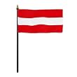 Austria Flag 4 x 6 inch