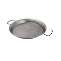 Paderno World Cuisine 15.325 Inch Polished Carbon Steel Paella Pan