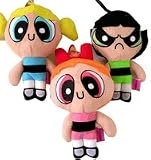 2 Powerpuff Girls Plush Doll: Blossom & Bubble