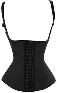 Oriyass Women's teel Boned Latex Waist Trainer (Vest) Corset Tummy Tuck Body Shaper
