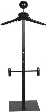 Premium Quality Mens Counter Top Black Costumer Stand Display with Hanger by NYC Garment Co.