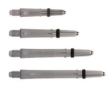 L-Style Laro 330 Nylon Dart Shafts - Black Medium - flights tips dart brokers