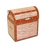 Paper Treasure Chest Boxes - 12 pieces