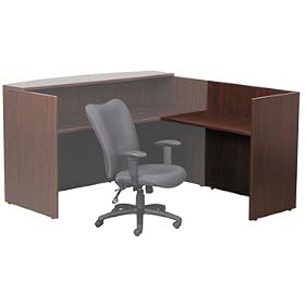 Boss 42 by 24 Reception Return Shell, Mahogany by BOSS