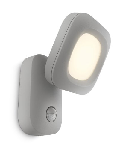 détail Philips 172768716 Applique Murale LED Cloud avec Détecteur de Mouvement Eclairage Extérieur en Métal