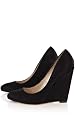 Snake Embossed Wedge