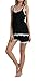 Vansiter Women Sexy Sleeveless Pajama Set Racerback Vest Stretch Shorts Black M