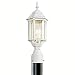 Kichler 49256WH Chesapeake Outdoor Post Mount 1-Light, White