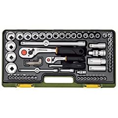 PROXXON Steckschl�sselsatz 1/4" + 1/2" Steckschl�sseleins�tze von 4 - 34 mm. Z�ndkerzeneins�tze 16 und 21 mm. Schraubereins�tze mit Vierkantantrieb f�r Schlitzschrauben, Kreuzschlitzschrauben, TX-Schrauben (mit stirnseitiger Bohrung) und Innensechskantschrauben. Innensechskantschl�ssel (abgewinkelt) Gr. 1,25 - 1,5 - 2,0 - 2,5 und 3,0 mm. 4 Verl�ngerungen, 1 Schraubergriff mit Vierkant. 2 Kreuzgelenke. 65-teilig STECKSCHL?SSELSATZ 65-TE. 1/2" UND 1/4" PROXXON