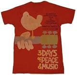 Woodstock red t-shirt 69 Poster (Medium)