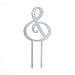 Cathy's Concepts Rhinestone Ampersand Crystal Cake Topper, 3 inch