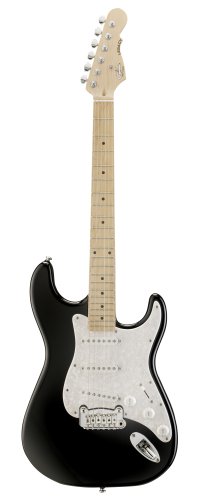 G&L Tribute Legacy Guitar Black, Hard Rock Maple Neck
