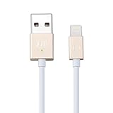 【日本正規代理店品】Just Mobile AluCable LED Lightningケーブル (1m) ゴールド JTM-OT-000017