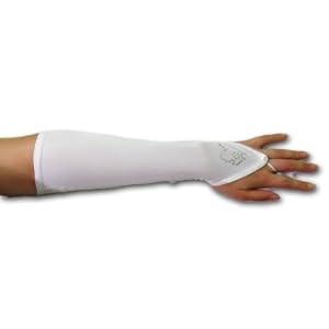 Two Hearts Crystal Gauntlet Fingerless Gloves