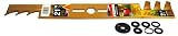 Max Power 331981S 21-Inch Universal Gold Metal Mulching Lawn Mower Blade