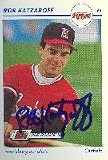 Rob Katzaroff, Harrisburg Senators - Expos Affiliate, 1991 Line Drive Pre-Rookie Autographed Card