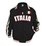 Italia Track Jacket, Italian World Cup Soccer Track Jacket, X-Large, Black