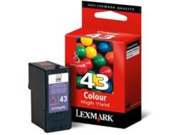 Lexmark Cartridge No. 43 - Print cartridge - 1 x colour (cyan, magenta, yellow)