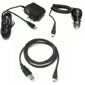 Value Pack - 3 pcs Chargers and USB cable kit for AT&amp;T Cingular Tilt 8925 / TyTN II Kaiser / HTC 8525 TyTN Hermes / 8125 / Sprint Mogul / PPC6700 and more HTC devices